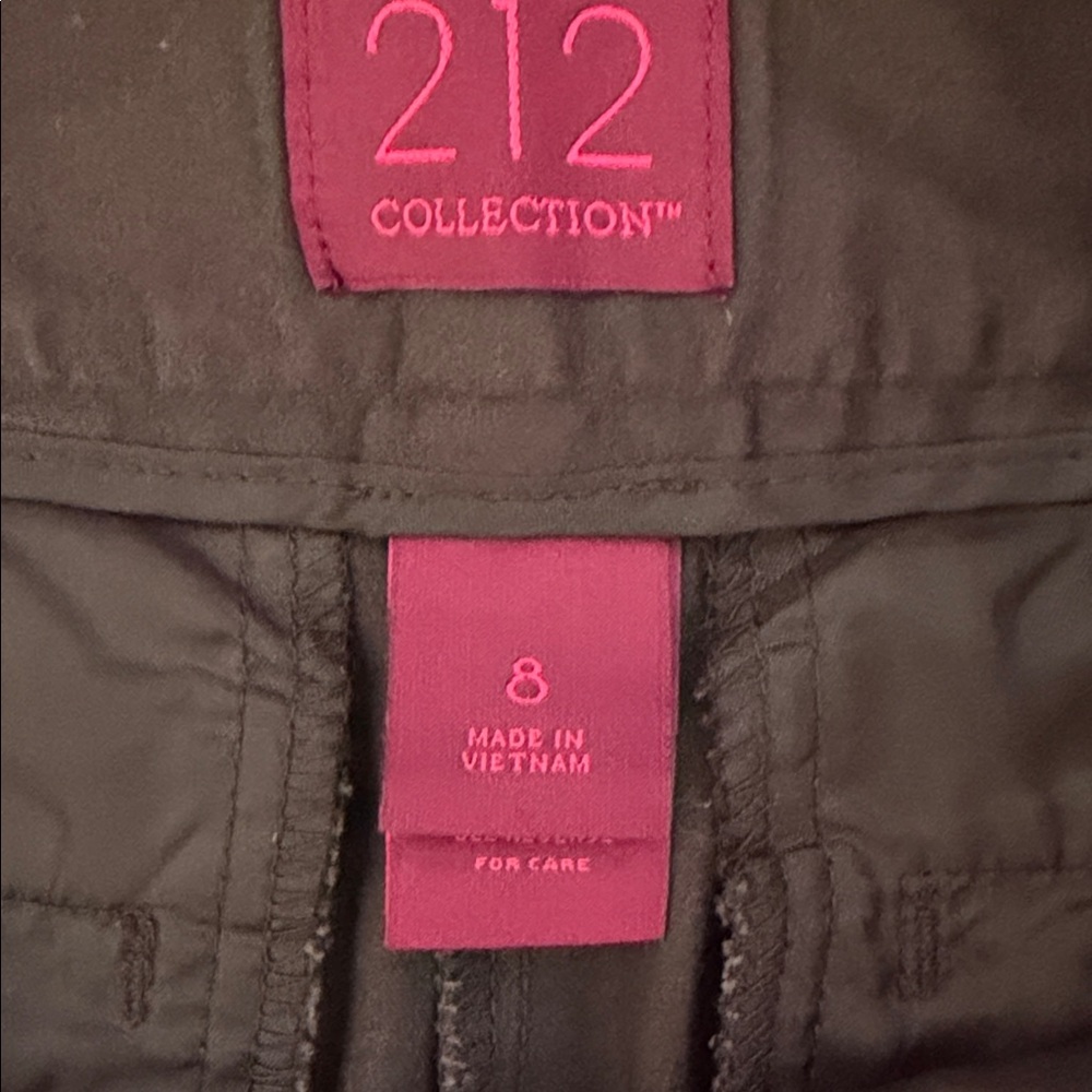 212 Collection Dark Brown Pants - Picture 2 of 2